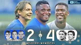 EVEN GORDO ETO'O, SEEDORF, INZAGHI AND OTHER LEGENDS GAVE A SHOW IN A FRIENDLY GAME WITH MANY GOALS