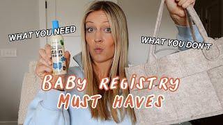 Baby Registry MUST HAVES 2024 (and what you don't need) 