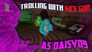 GHOST TROLLING AS Daisy09 WITH A KICK GUN | Gorilla Tag Kick Mods