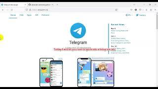 Creating a Telegram API