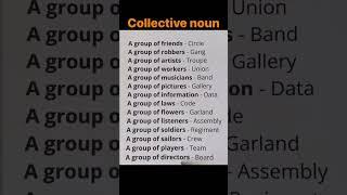 Collective nouns #englishgrammar #subscribe #learningworld