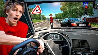 СДАЮ ЭКЗАМЕН ПДД в АВТОШКОЛЕ на РУЛЕ ! City Car Driving