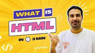 What is HTML? - A Beginners Explanation | html tutorial for beginners|