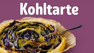 Winterliche Quiche – Rezept für Kohltarte mit Blätterteig & dreierlei Kohl  | REWE Deine Küche