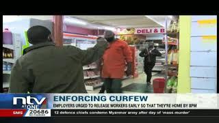 Curfew enforcement: Employers urged to release workers early