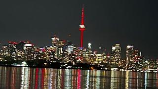 Ugandan ladyPam takes you on a visit of toronto by night.the city is lit &  safe even after midnight