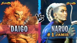 SF6 ▰ Akuma ( Daigo ) Vs. Ranked #1 Jamie ( Naruo ) 『 Street Fighter 6 』