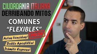 Mito: COMUNES FLEXIBLES (o Supuestas Restricciones) para la Ciudadanía Italiana en Italia. 