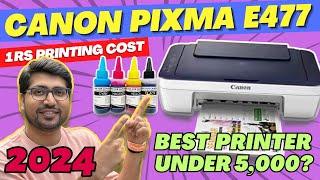 Canon PIXMA E477 ReviewCanon E477 ReviewBest Printer under 5000Best Printer for Students/Shop