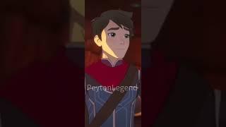 Them looking at each other  #giveusthesaga #rayllum #rayla #callum