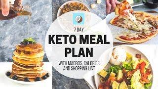 KETOGENIC DIET Meal Plan - 7 DAY FULL MEAL PLAN for KETO