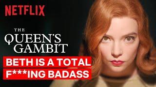 Beth is a Total F***ing Badass | The Queen’s Gambit | Netflix