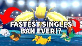 FASTEST COMPETITIVE SINGLES BAN OF ALL TIME!?