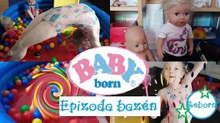 Pojď si hrát, epizoda bazén v obýváku | Testování hraček, BABY born Sister, Reborn | Máma v Německu