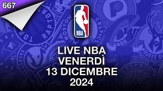 LIVE NBA venerdì 13 dicembre 2024