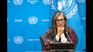 Francesca Albanese, UN Special Rapporteur on the Occupied Palestinian Territory, meets the press