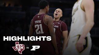 Highlights: Texas A&M 70, Purdue 66