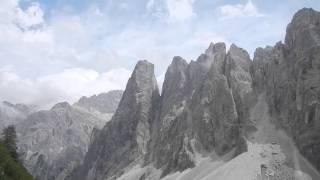 Trekking in the Dolomites DAY1 - From Sexten to Rifugio Locatelli