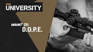 What is D.O.P.E. - Riton University (Featuring Strelok Pro)