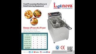 Electric Deep Fryer / French Fryer / Commercial French Fryer - Leenova Kitchen