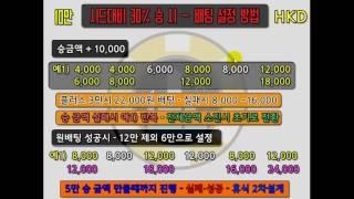 바카라스쿨실전2부6편전략적 배팅설정 30%승시 배팅설정