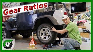 3 Ways to Find Gear Ratios: Jeep Wrangler YJ Gear Ratios