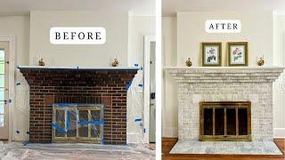 Living Room Makeover: Easy & Stylish Painting Tips for Furniture & Fireplace