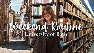 Weekend in my Life at the University of Bath | weekend routine as a psychology undergrad student