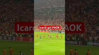 Icardi tribün çekimi gol PAOK #galatasaray #ıcardi #europaleague #paok