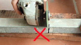 Not many know, 2 tricks to cut square pipes very precisely | Welding trick arc