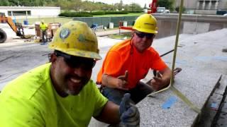 Museum of Science and Industry North Elevation Granite Stair Restoration