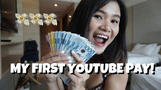 MY FIRST YOUTUBE PAY + Steps on how to MONETIZE your YouTube Channel