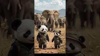  "Snuggle Panda: “Panda vs. the Jungle?!  A Wild Safari Adventure!” #panda #babyanimals #cute