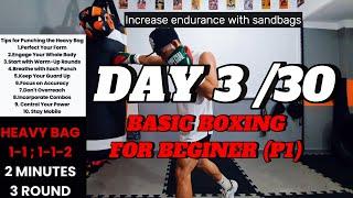 30 Days of Basic Boxing at Home for Beginners #DAY3 #HIENSUNDAY  #BoxingAtHome #HomeWorkout