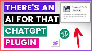 How To Use There's An AI For That ChatGPT Plugin?