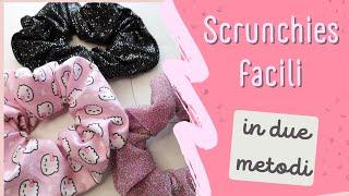 Scrunchies 2 metodi, elastici per capelli facili | Tutorial di cucito creativo di Creative BB Lab