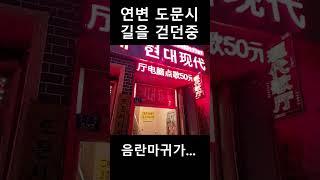 중국 연변을 걷다가 이상한걸 발견했다