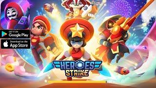 Heroes Strike - Modern Moba & Battle Royale Gameplay Walkthrough Android,ios part 1