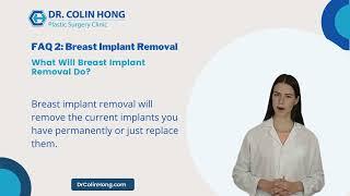 FAQ About Breast Implant Removal : What Does Breast Implant Removal Do?