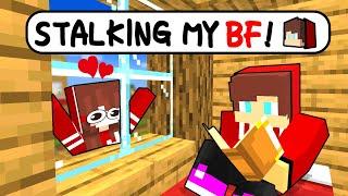 STALKING my BOYFRIEND JJ  - Minecraft Animation [Maizen Mikey and JJ]