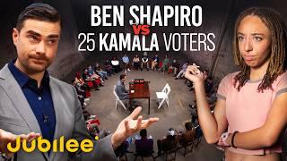 1 Republican vs. 25 Kamala Harris Voters (Feat. Ben Shapiro)