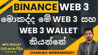 BINANCE WEB 3 wallet SInhala - භාවිත කරනවනම් දැනගතයුතුම කරුණු