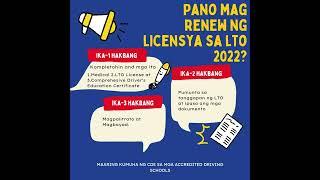 LTO Renewal 2022