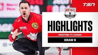 Montana's Brier: Draw 9 - Manitoba (Carruthers) 3, Canada (Gushue) 7