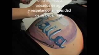 Bellypainting con Karina Román: la fuerza del mar