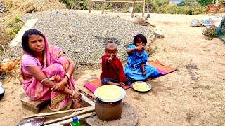 Traditional life with morning Routine:Traditional Village favourite pitha recipe