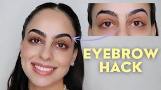 HOW TO FILL IN YOUR EYEBROWS USING EYESHADOW | EYEBROW HACK | NICOLE MADI