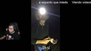 Fedelobo reacciona a videos muy de terror-
