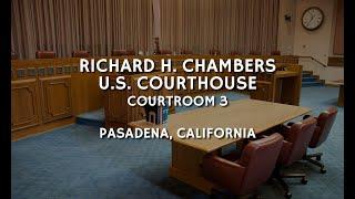 Pasadena Courtroom 3 9:00 AM Friday 3/7