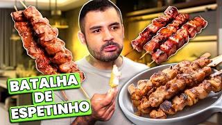 PROVEI ESPETINHO DE CHURRASCO ASIÁTICO! MUITO APIMENTADO